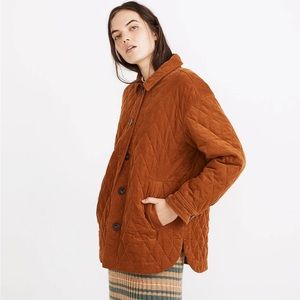 Madewell Quilted Corduroy Walton Shirt-Jacket